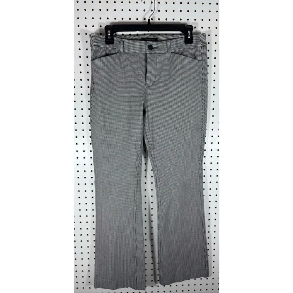 Banana Republic sloan houndstooth print pants size 6